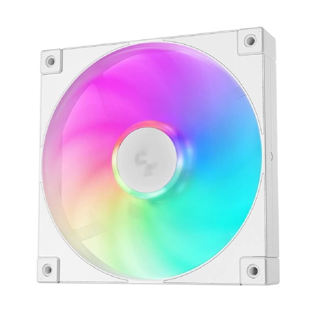Case fan Deepcool FD14 ARGB белый 4-pin 25.6дБ (R-FD14-WHAPN1-G) Ret