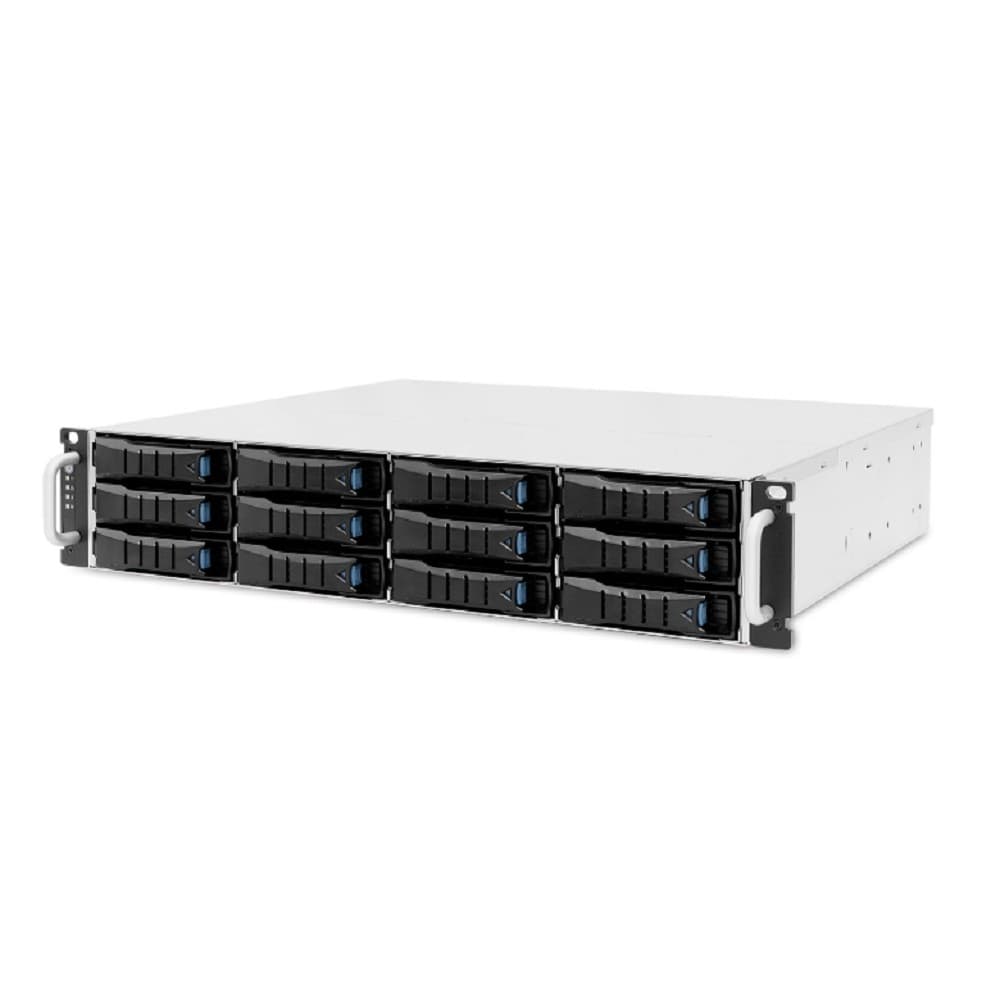 Дисковая полка JBOD Case AIC J2012-03-35X <XJ1-20123-02> Black 12xHotSwap SAS 550W HS 2U RM