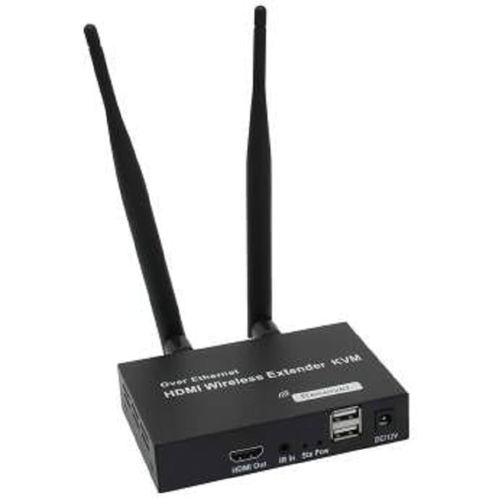 ORIENT VE054-RX, HDMI Receiver (Rx), дополнительный приемник для комплекта VE054, HDMI+USB, HDMI 1.3, 1080p@60Hz, HDCP1.2, передача ИК сигнала управления (датчик в комплекте), IEEE 802.11ac, 5GHz, вне