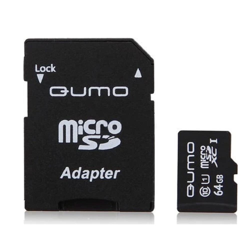 Micro SecureDigital 64Gb QUMO QM64GMICSDXC10U1