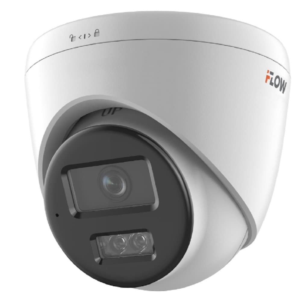 iFLOW F-IC-1342CM(4mm) Eco 4Мп уличная IP-камера с гибридной Smart-подсветкой и встроенным микрофоном