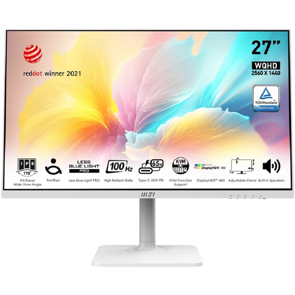Повреждение упаковки MSI Modern 27" MD272QXPW белый