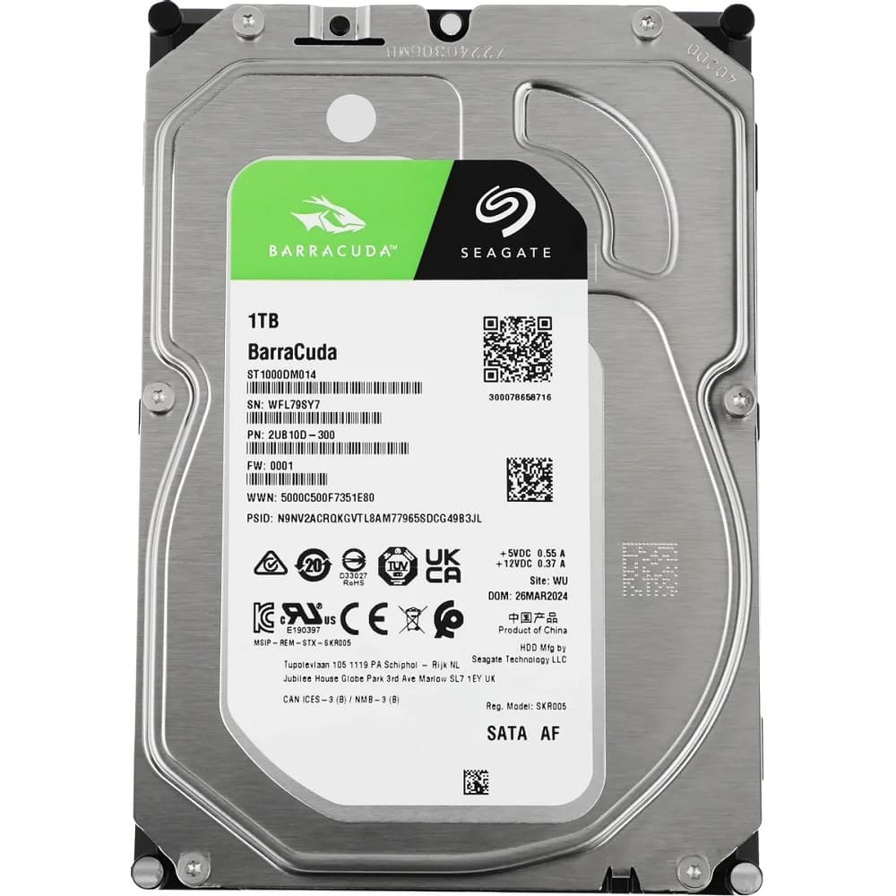 1TB Seagate BarraCuda (ST1000DM014)