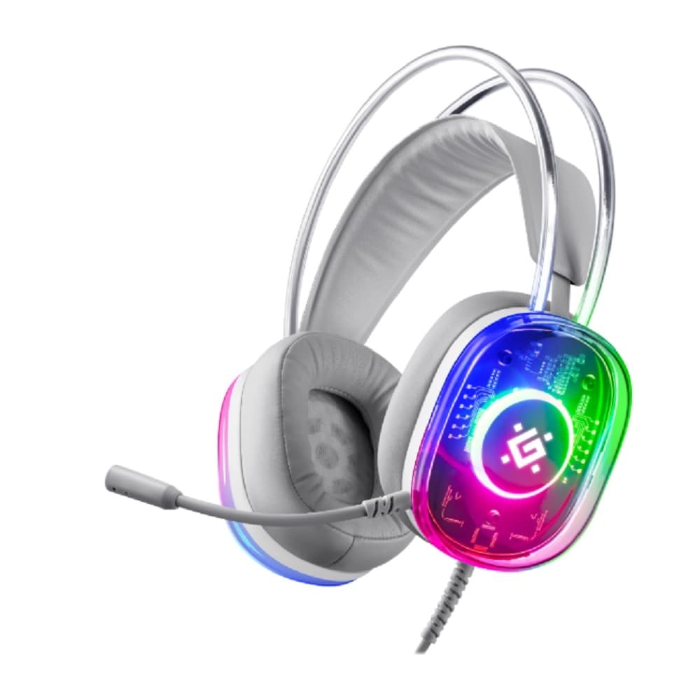 Повреждение упаковки Defender Cyborg белый, 7.1, RGB, провод 2 м