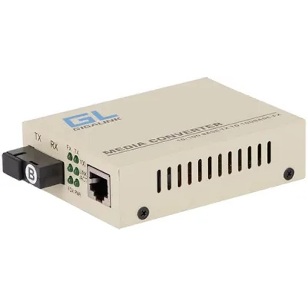 Медиаконвертер GIGALINK/NIKOMAX GL-MC-UTPF-SC1F-18SM-1550-N