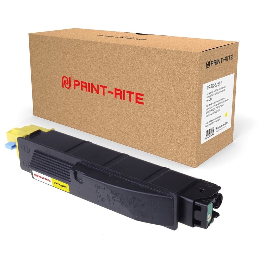 Картридж лазерный Print-Rite TFKAN1YPRJ PR-TK-5280Y TK-5280Y желтый (11000стр.) для Kyocera Ecosys P6235cdn/M6235cidn/M6635cidn