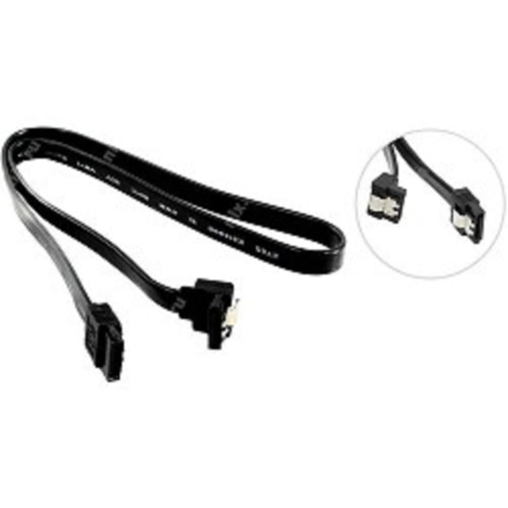 5bites SATA3-7PL50A(BK) Кабель Serial SATA V3.0, 6Гбит/с, защелка, 0.50м
