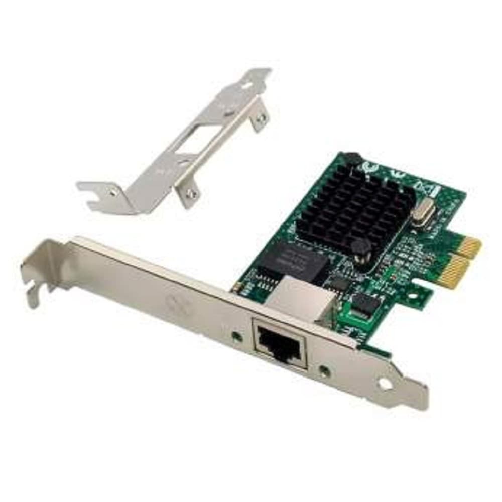 ORIENT XWT-BM21PE, Сетевая карта PCI-Ex1 v1.0а 1xRJ45 1GbE NIC, Broadcom BCM5721 chipset, 1 Гбит/с, 2 планки крепления
