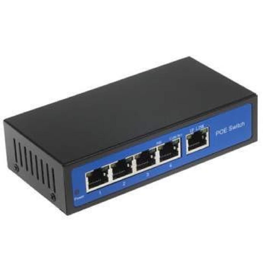 ORIENT SWP-7504POE/SFP GE, PoE коммутатор 4 порта, 4xPoE 1000Mbps + 1xUplink SFP 1000Mbps + 1xUplink 1000Mbps, Bandwidth 12Gbps, PoE-A (1/2+,3/6-), IEEE802.3af/at, мощность до 96Вт
