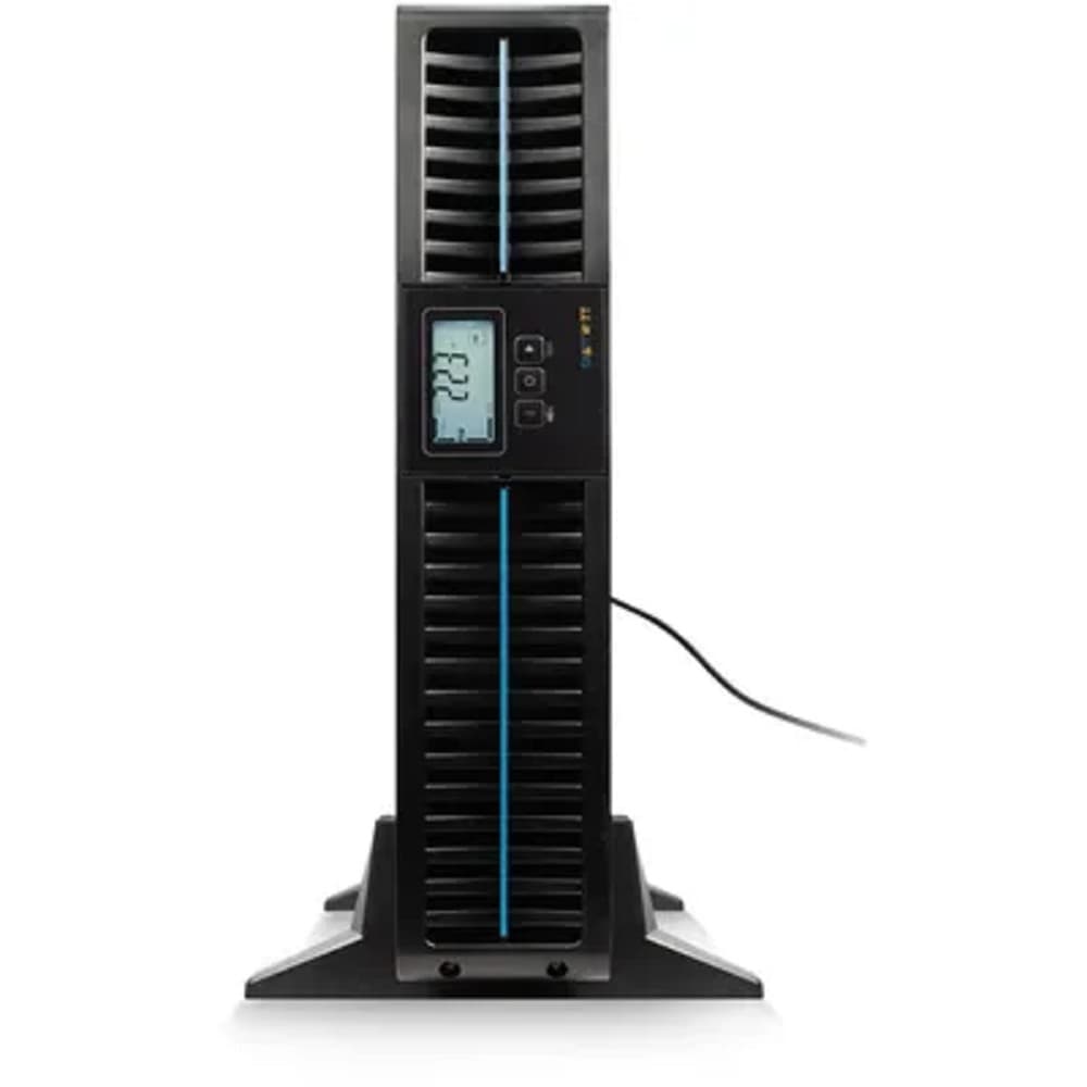 Источник бесперебойного питания SMARTWATT UPS DATA PRO COMBO 1kVA Онлайн, мощность 1000/900 ВА/Вт, стоечный/напольный, LCD дисплей, управляемые розетки, Shuko CEE7/4 - 2 шт. , IEC13 - 3 шт.