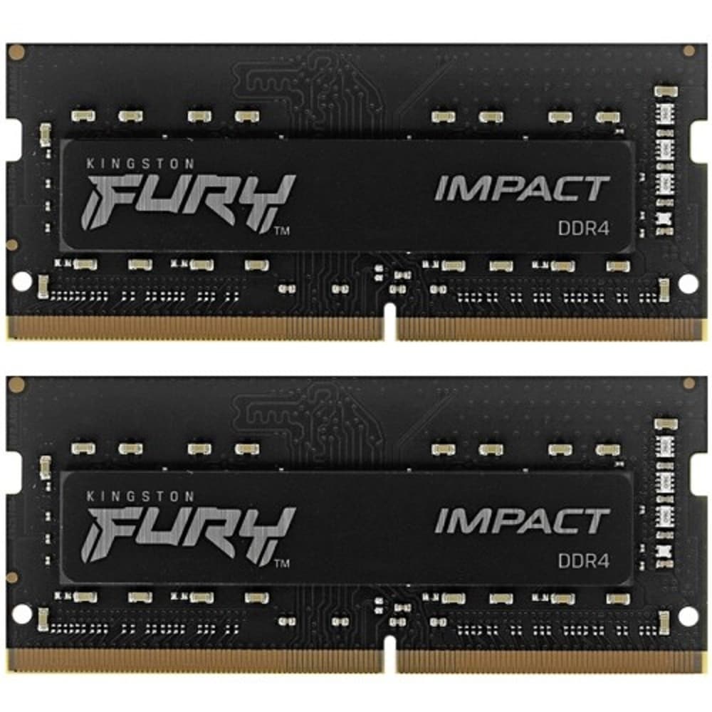 Kingston DDR4 SODIMM 32GB 3200MHz CL20 (Kit of 2) FURY Impact KF432S20IBK2/32