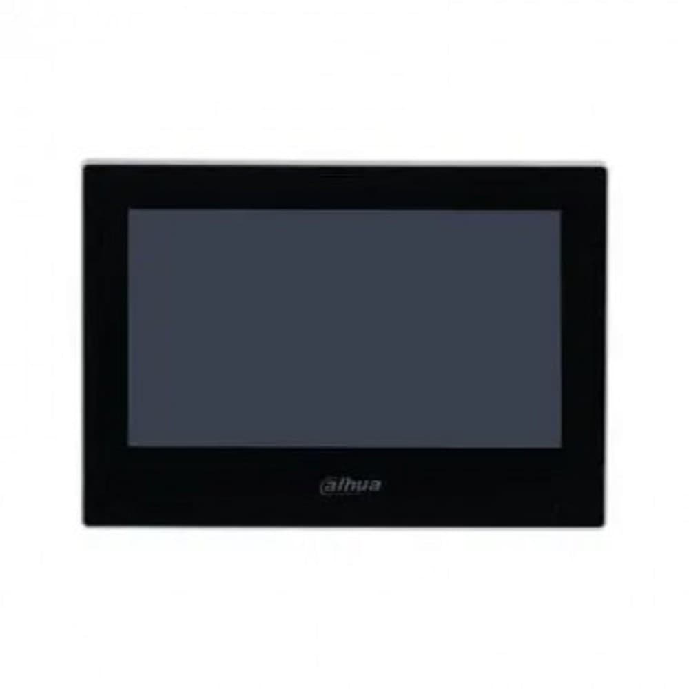 DAHUA DHI-VTH2621G-P Видеодомофон IP 7 дюймовый, черный, ёмкостной сенсорный экран, питание DC 12В/PoE