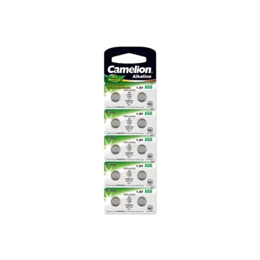 Camelion G 6 BL-10 Mercury Free (AG6-BP10(0%Hg), 371A/LR920/171 батарейка для часов) (10 шт. в уп-ке)