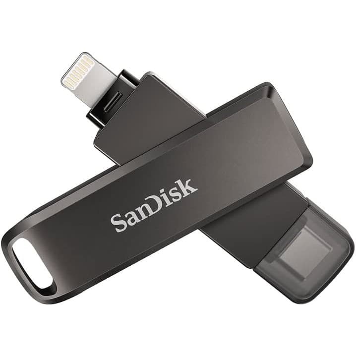 SanDisk USB Drive 128GB iXpand Luxe Type-C/Lightning