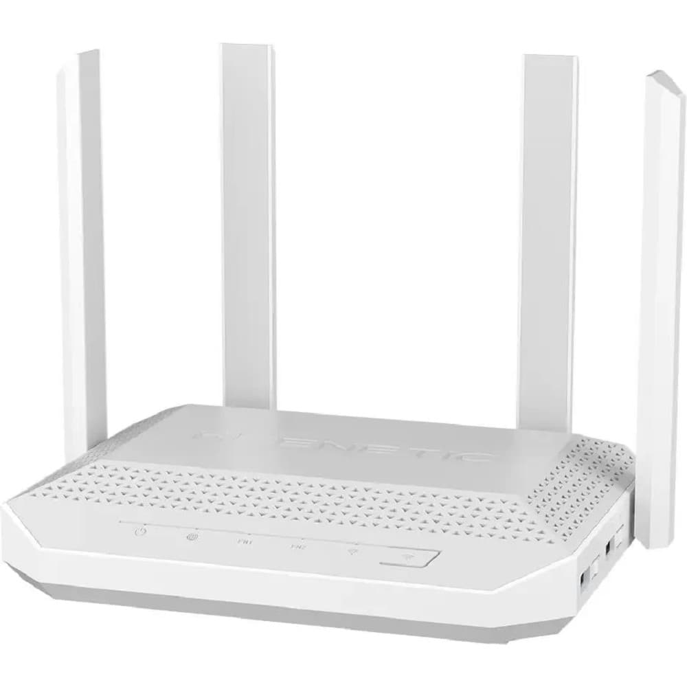 Keenetic Giga (KN-1012) Мультигигабитный интернет-центр с Mesh Wi-Fi 6 AX3000, Smart-коммутатором с 4 портами Gigabit Ethernet и 1 портом 2,5 Gigabit Ethernet, комбо-портом SFP, портами USB 3.0 и 2.0