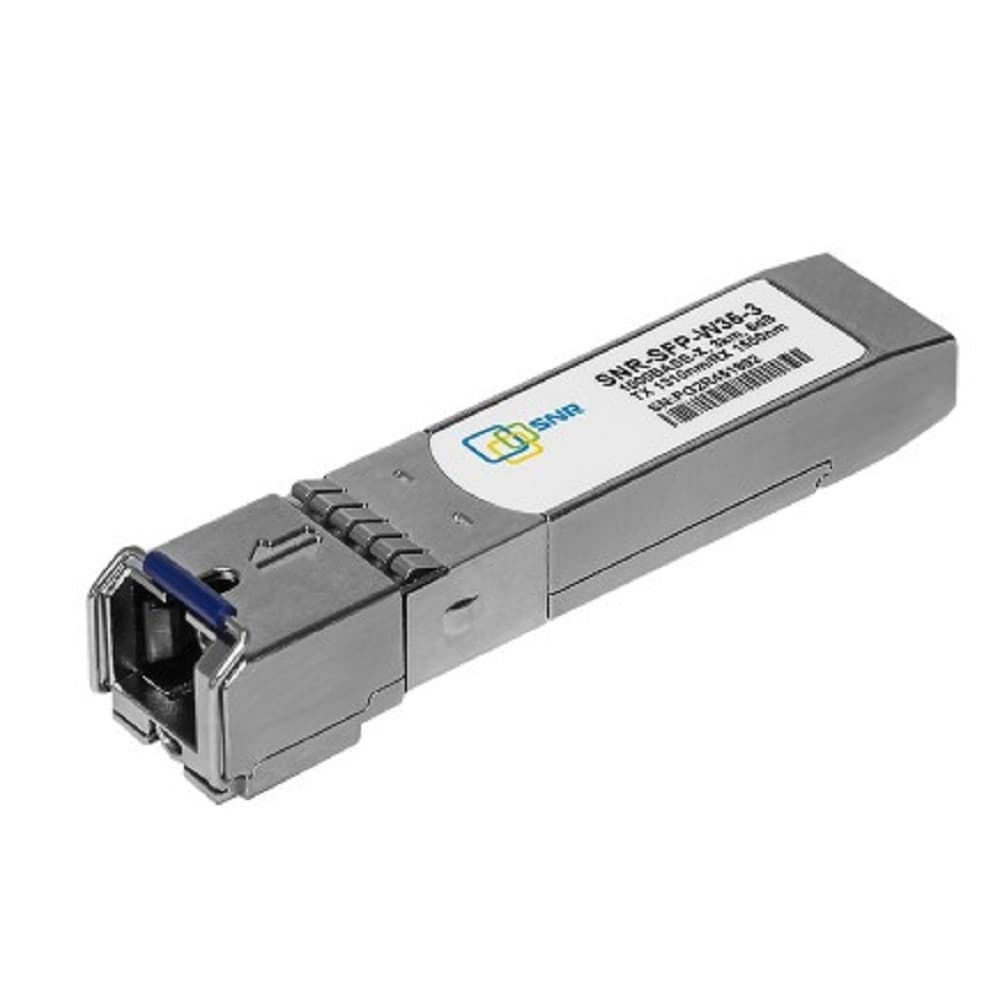 SNR SNR-SFP+SR Двухволоконный модуль, SFP+ 10GBASE-SR/SW, разъем LC duplex, рабочая длина волны 850нм, дальность до 300м (5dB), DDMI