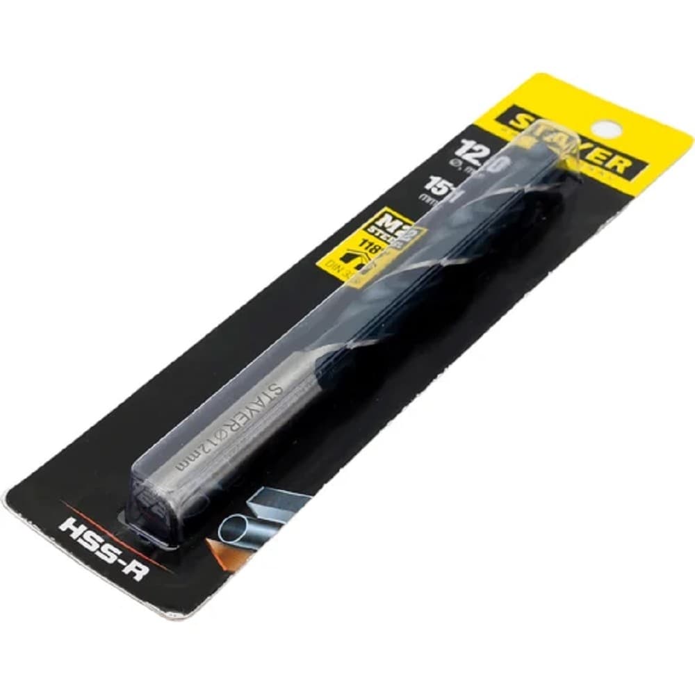 Сверло Stayer 29602-12, по металлу, 12мм, цилиндрический, 1шт