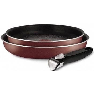 Набор сковород TEFAL Ingenio Red 04175820, 3 предмета