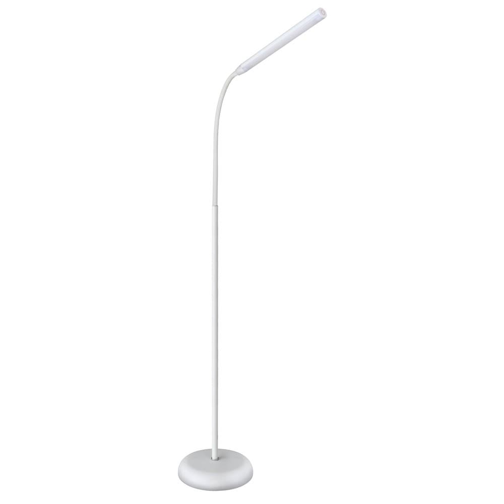 Camelion KD-795 C01 белый LED (Свет-к напольн.,торшер, 6 Вт 230В,сенс.вкл-е, 4 ур. ярк,4000К)