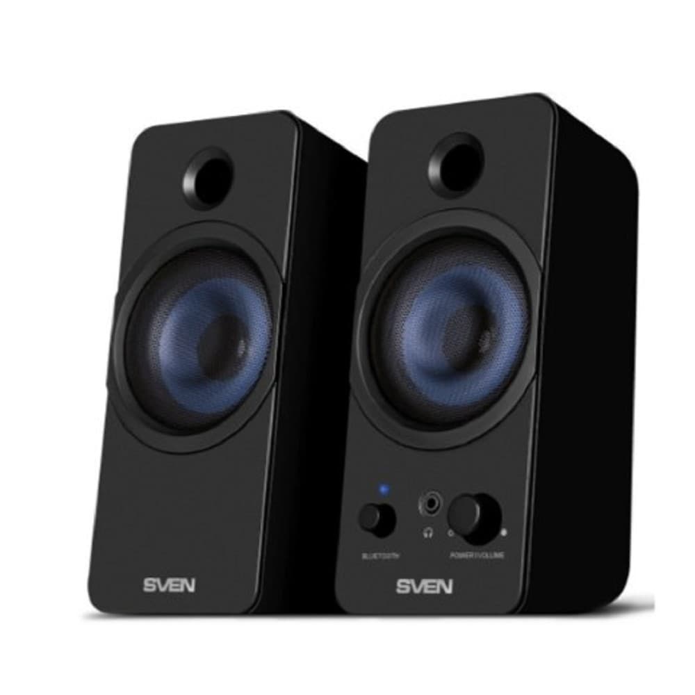АС SVEN 431, чёрный, USB, акустическая система 2.0, мощность 2x3 Вт(RMS), Bluetooth