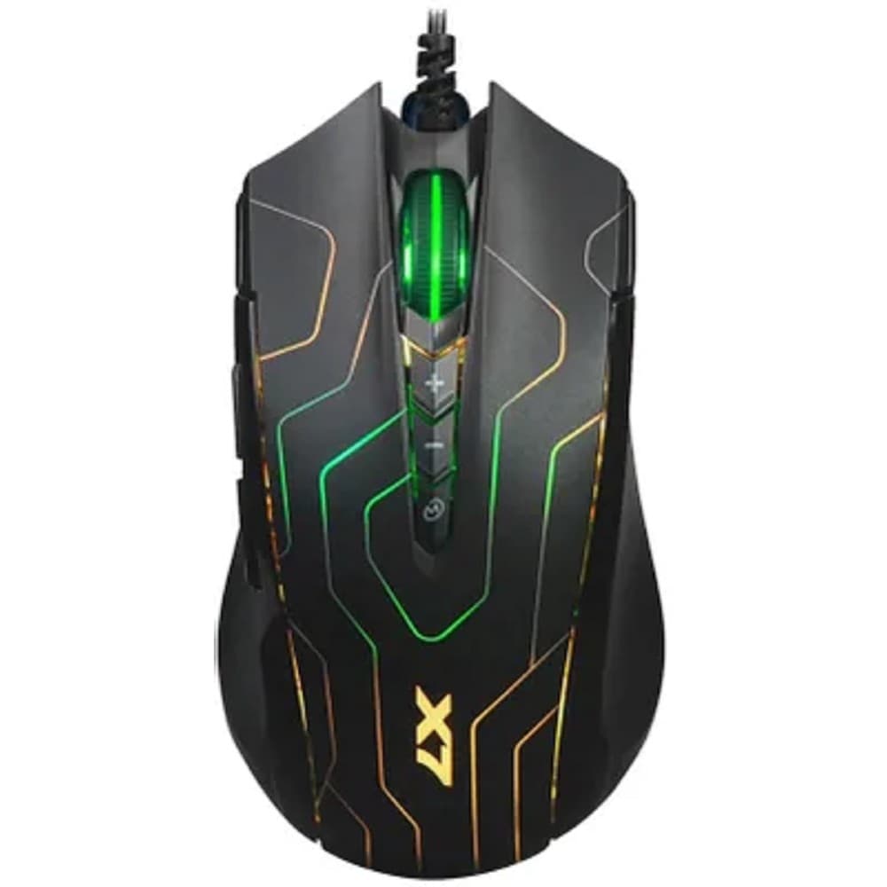 Мышь A4Tech X89 Maze черный оптическая (2400dpi) USB (8but)