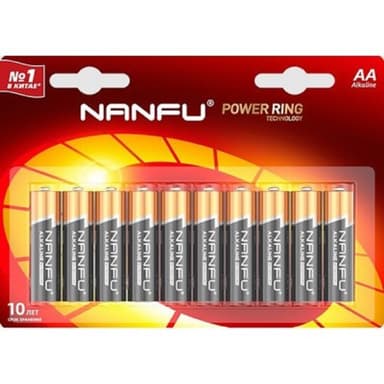 Nanfu Батарейка щелочная AA (10шт.)