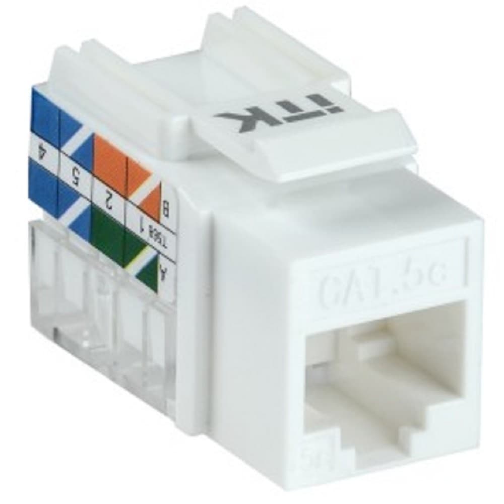 ITK CS1-1C5EU-11 Модуль Keystone Jack кат. 5E UTP 110 IDC 90 град.