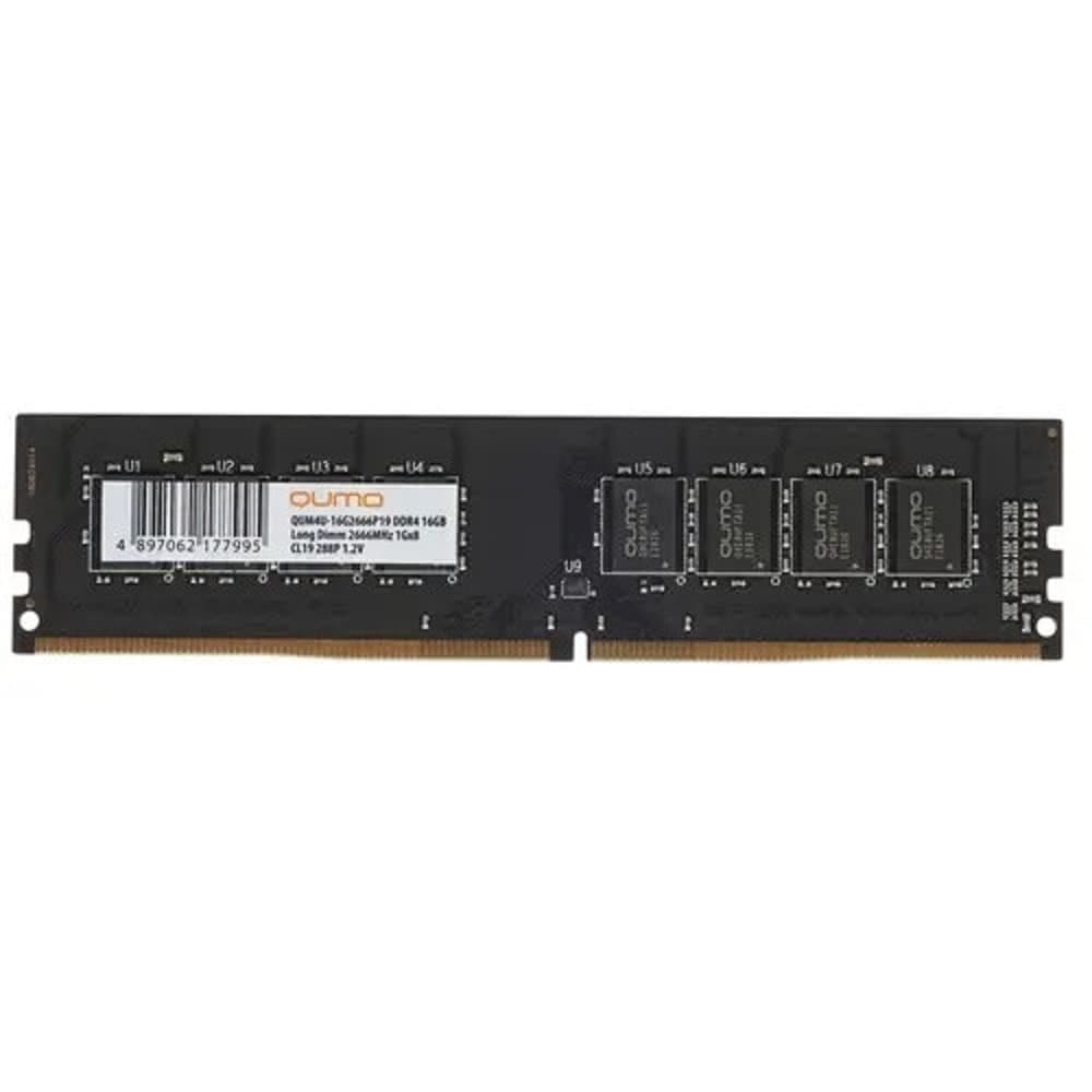 QUMO DDR4 DIMM 16GB QUM4U-16G2666P19 PC4-21300, 2666MHz