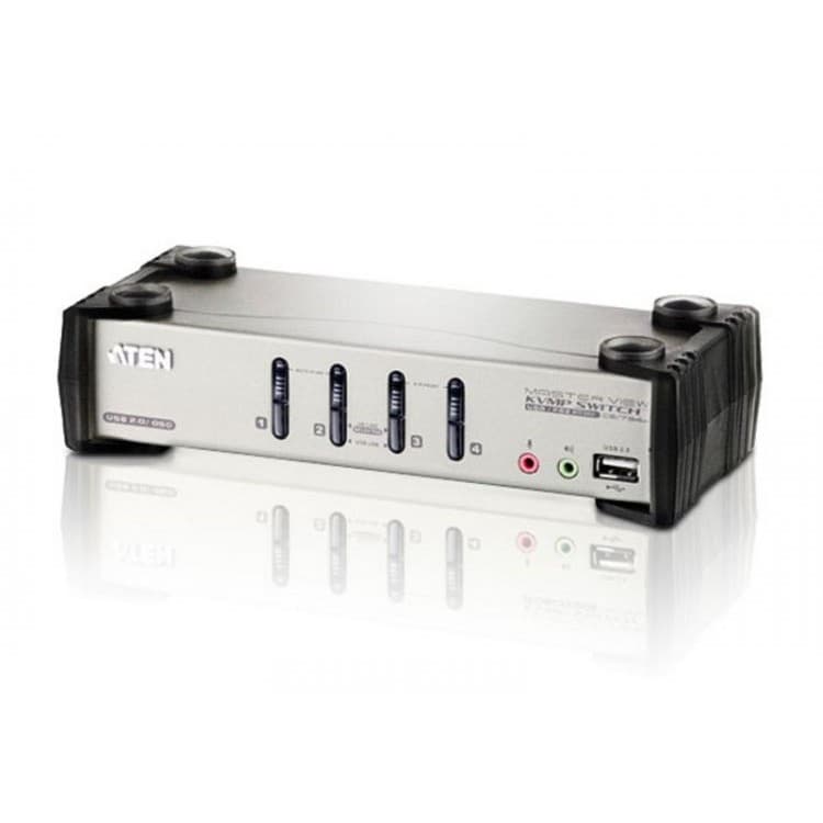 KVM-переключатель USB 4PORT W/OSD CS1734B-A7-G ATEN