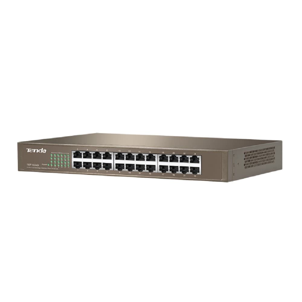 TENDA TEF1024D Коммутатор в стойку 24-Ports 10/100 Base-TX