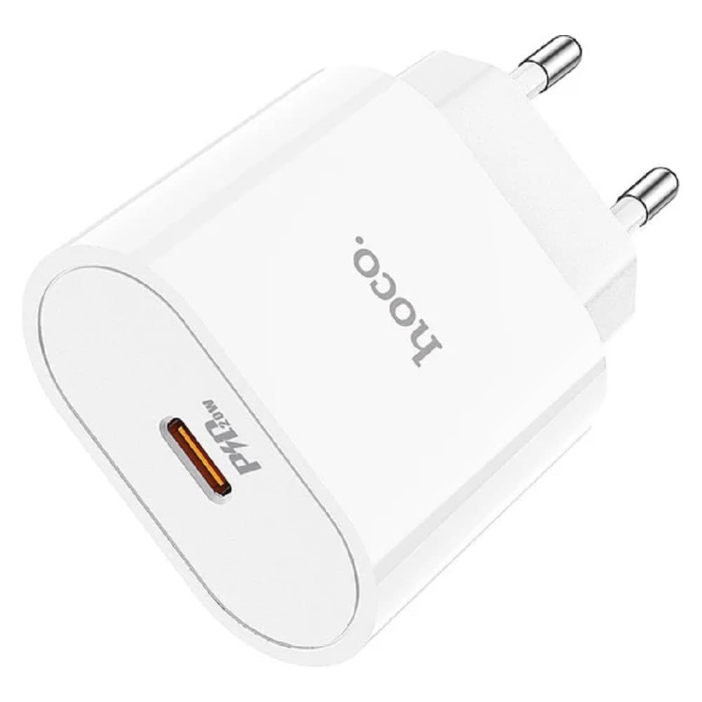HOCO Зарядное устройство Hoco 20Вт, 3А, QC3.0/PD, 1xType-C, C94A, белый, коробка