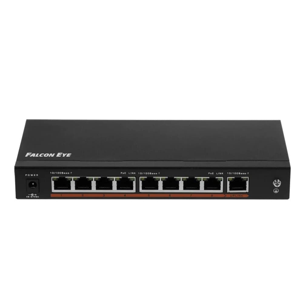 Коммутатор Falcon Eye FE-108E-POE 9 портов 10/100 Мбит/с