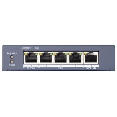 HIKVISION DS-3E0505HP-E 3 RJ45 1000M PoE с грозозащитой 6кВ