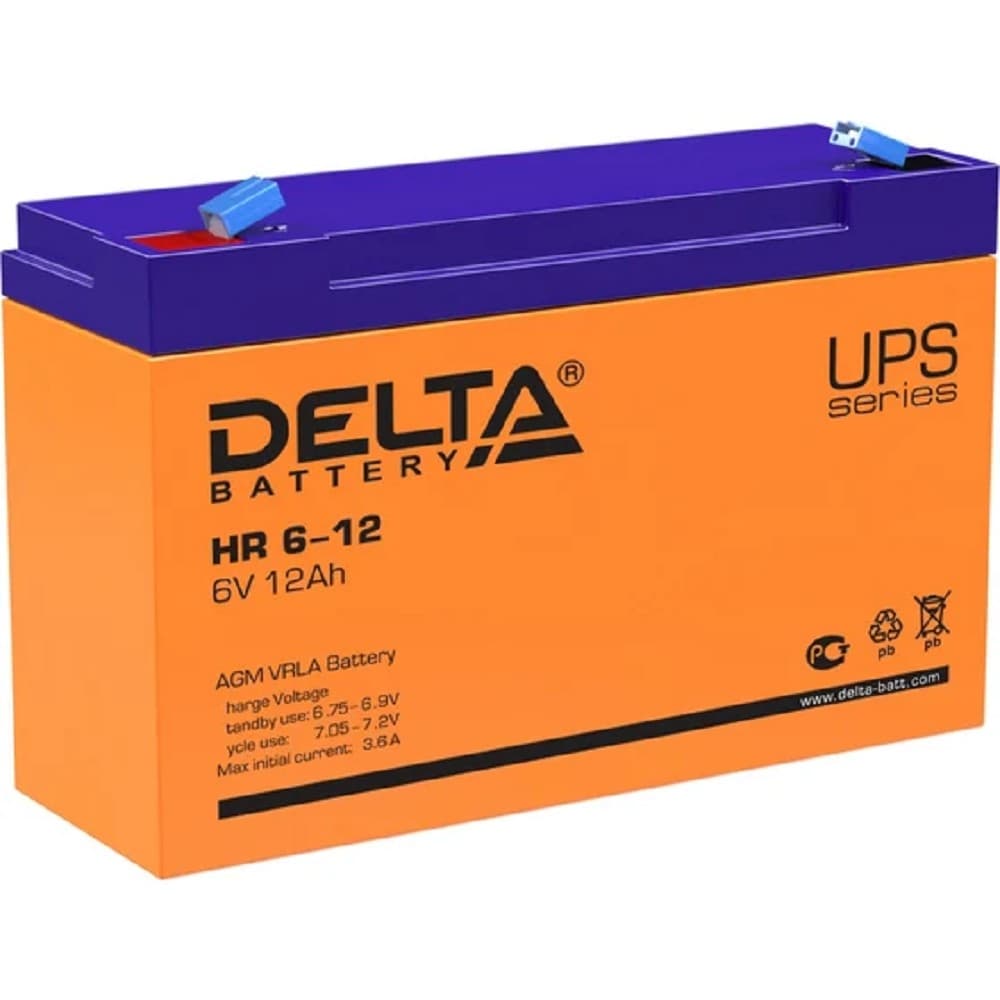 Аккумулятор DELTA HR 6-12 (HR6-12) (упаковка 3шт)
