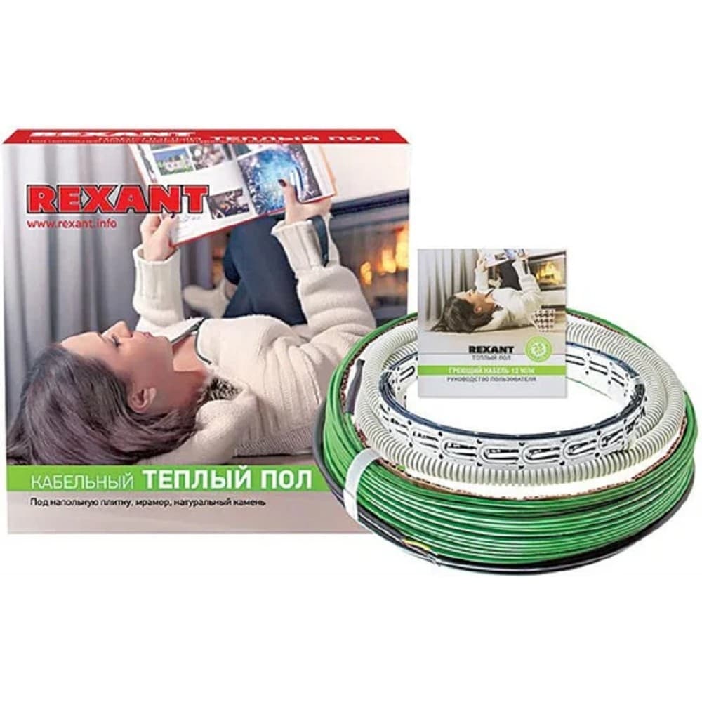 Rexant 51-0508-3 Теплый пол RNB-160-1900 (1900Вт/160м/ S обогрева, м2: 12,0-17,0) (двух жильный)