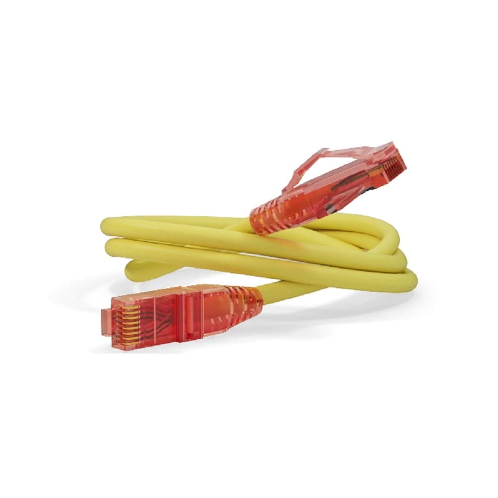 Hyperline PC-LPM-UTP-RJ45-RJ45-C5e-2M-LSZH-YL Патч-корд U/UTP, Cat.5e, LSZH, 2 м, желтый