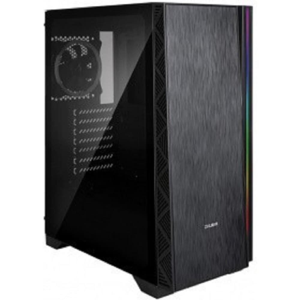 Корпус ZALMAN Z3 NEO, без БП, боковое окно (закаленное стекло), черный, ATX