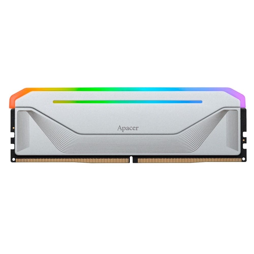 Оперативная память Apacer DDR5 32GB 5600MHz DIMM NOX RGB White Gaming Memory (PC5-41600) CL40 1.25V (Retail) 2048*8 Heat Sink (Retail) 3 years (AH5U32G56C522NWAA-1)