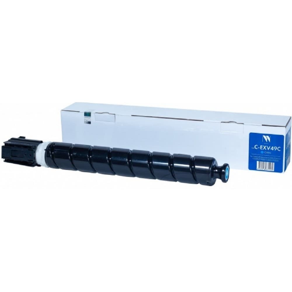 NVPrint C-EXV49C Картридж для Canon iR ADV C3320/3320i/3325i/3330i/3530i/3525i/3520i (19000k), Cyan (восстан.)