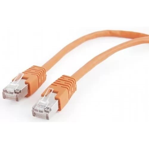 Cablexpert PP22-2M/O Патч-корд 1000G FTP 4 пары cat5E CCA molded 2м оранжевый RJ-45 (m)-RJ-45 (m)