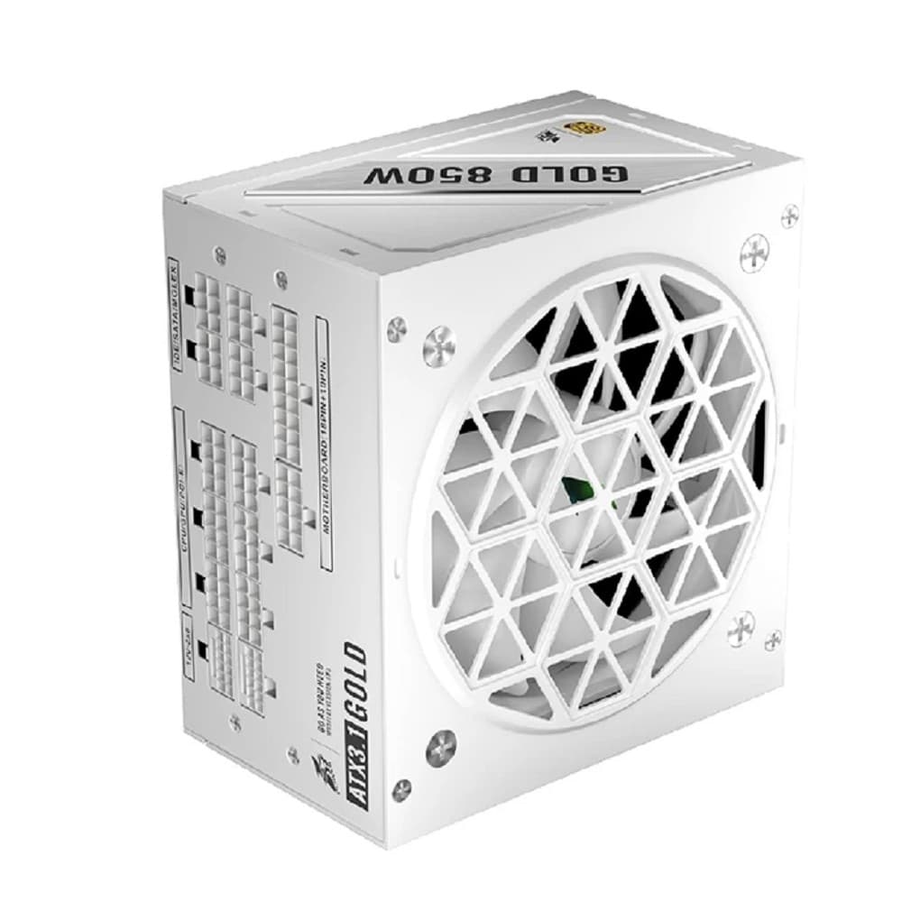 Блок питания 1STPLAYER NGDP HA-850BA4-WH, 850Вт, 80 PLUS Gold, 120мм, модульный, белый