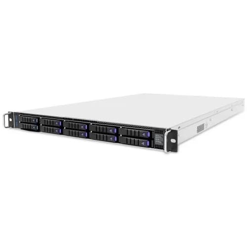 AIC XP1-S102TU03 SB102-TU, 1U 10-bay 2.5" hot-swap, 2x tri-mode 4-port backplane, 1x 2-port SATA backplane, 6x 4056 & 1x 4028 FAN, Acbel 750W redundant power supply platinum, Tucana motherboard