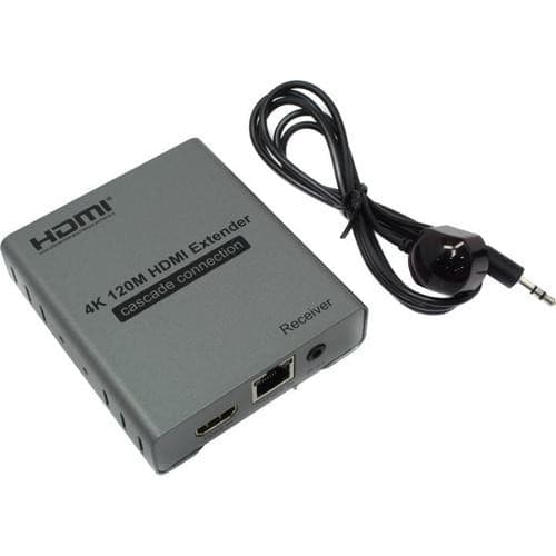 ORIENT VE048-RX, HDMI IP Receiver, дополнительный приемник для комплекта VE048, 1080p@60Hz, 4K@30Hz/ 1080p@60Hz, ИК-передатчик в комплекте, питание от внешнего БП 5В/1А, метал.корпус