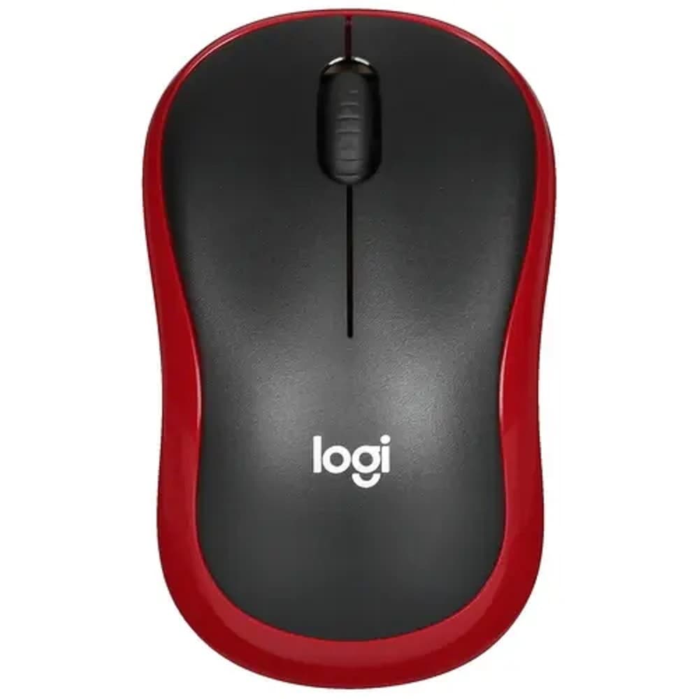 Мышь Logitech Wireless M185 <USB, Red, Retail> 910-002237