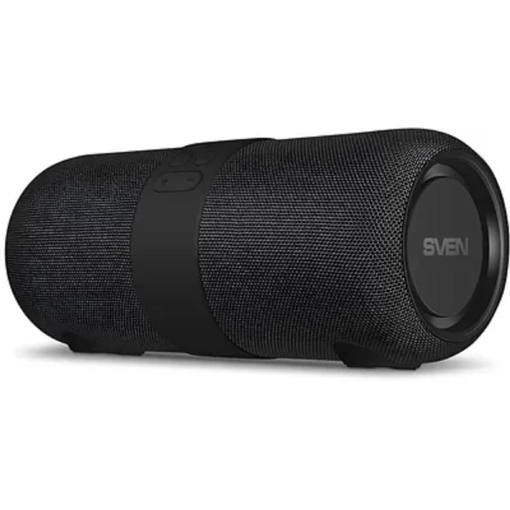 SVEN PS-340, черный (24 Вт, Waterproof (IPx6), TWS, Bluetooth, FM, USB, 3600мА*ч)