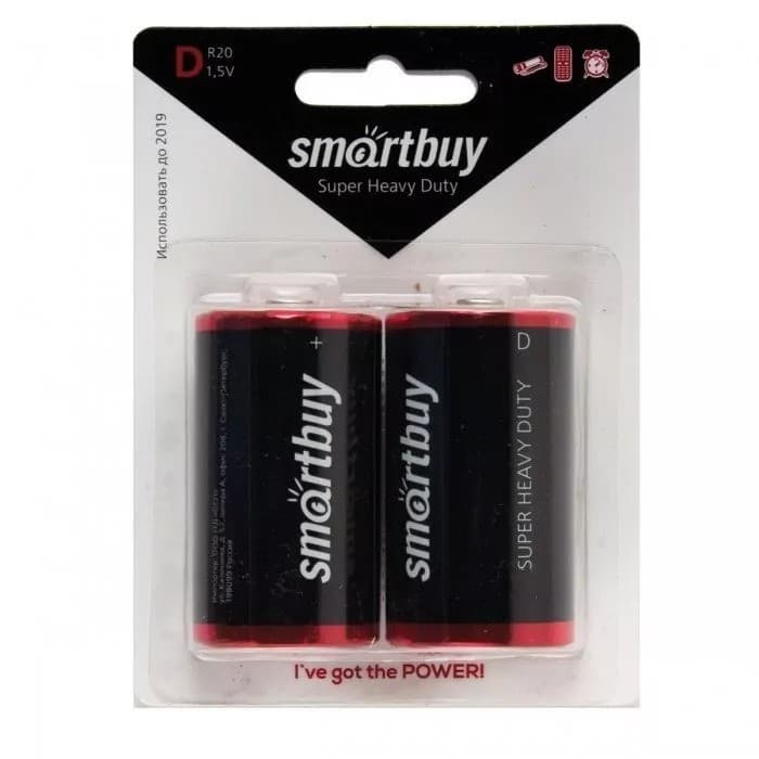 Smartbuy R20/2B (12/96) (SBBZ-D02B) (2шт. в уп-ке)