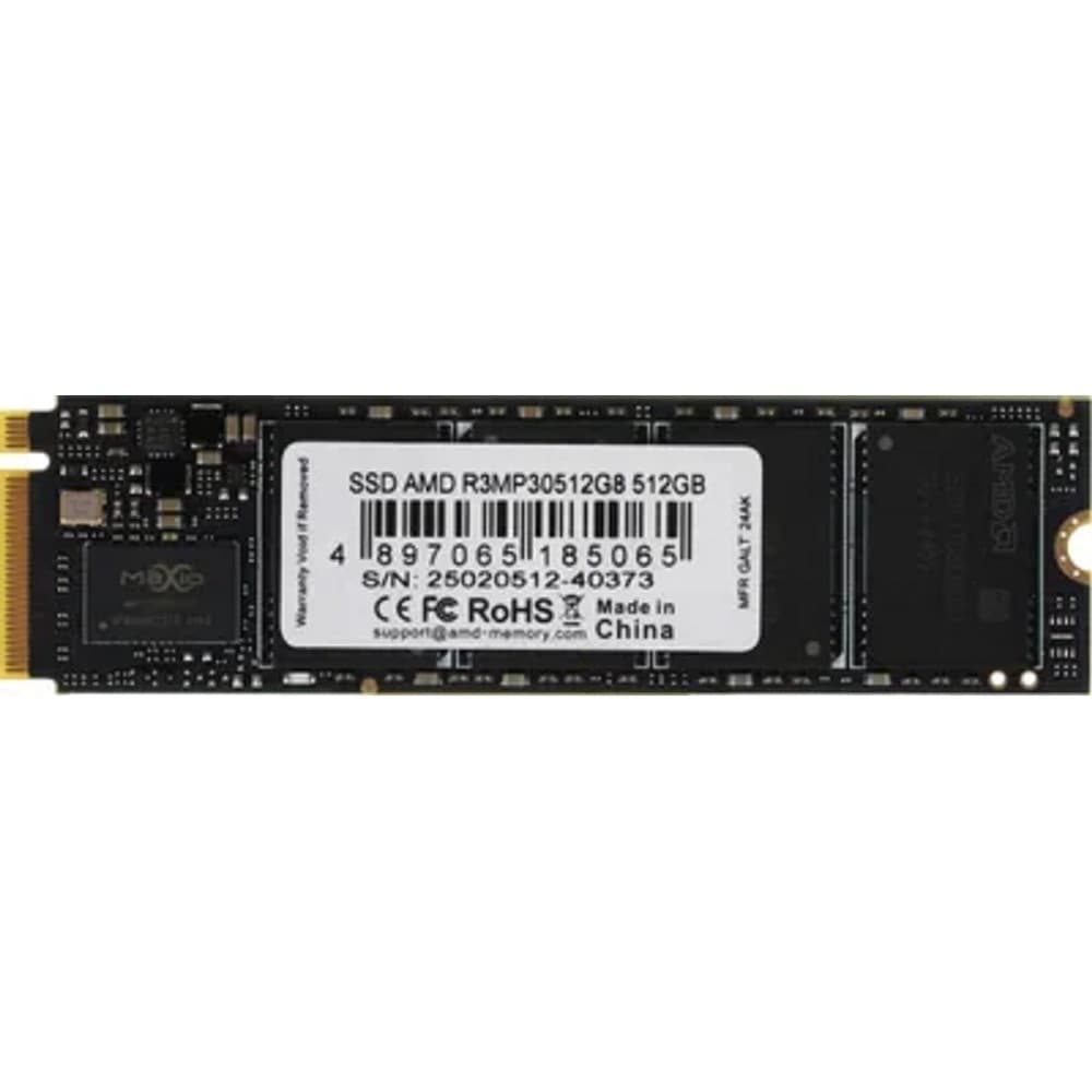 AMD SSD R3MP30512G8 Radeon Client SSD 512GB PCIe Gen3x4 with NVMe