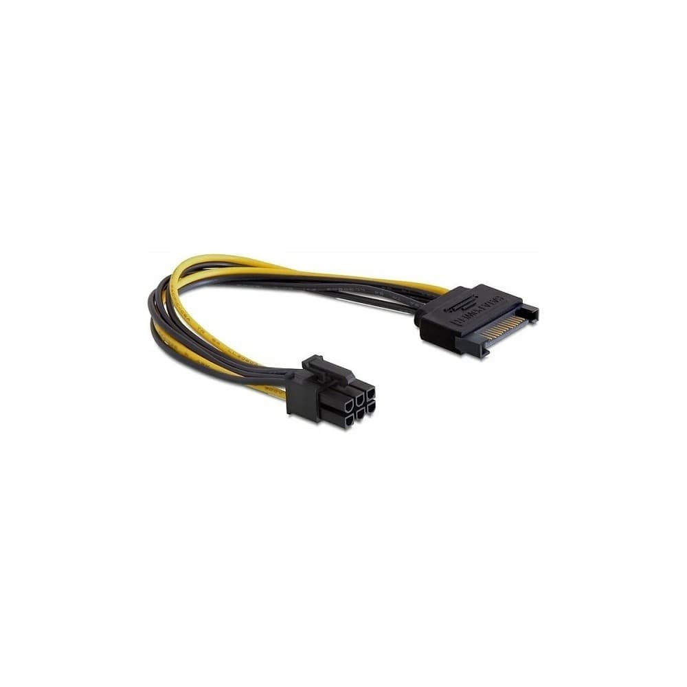 Переходник SATA - PCI-E 6-pin, Gembird CC-PSU-SATA