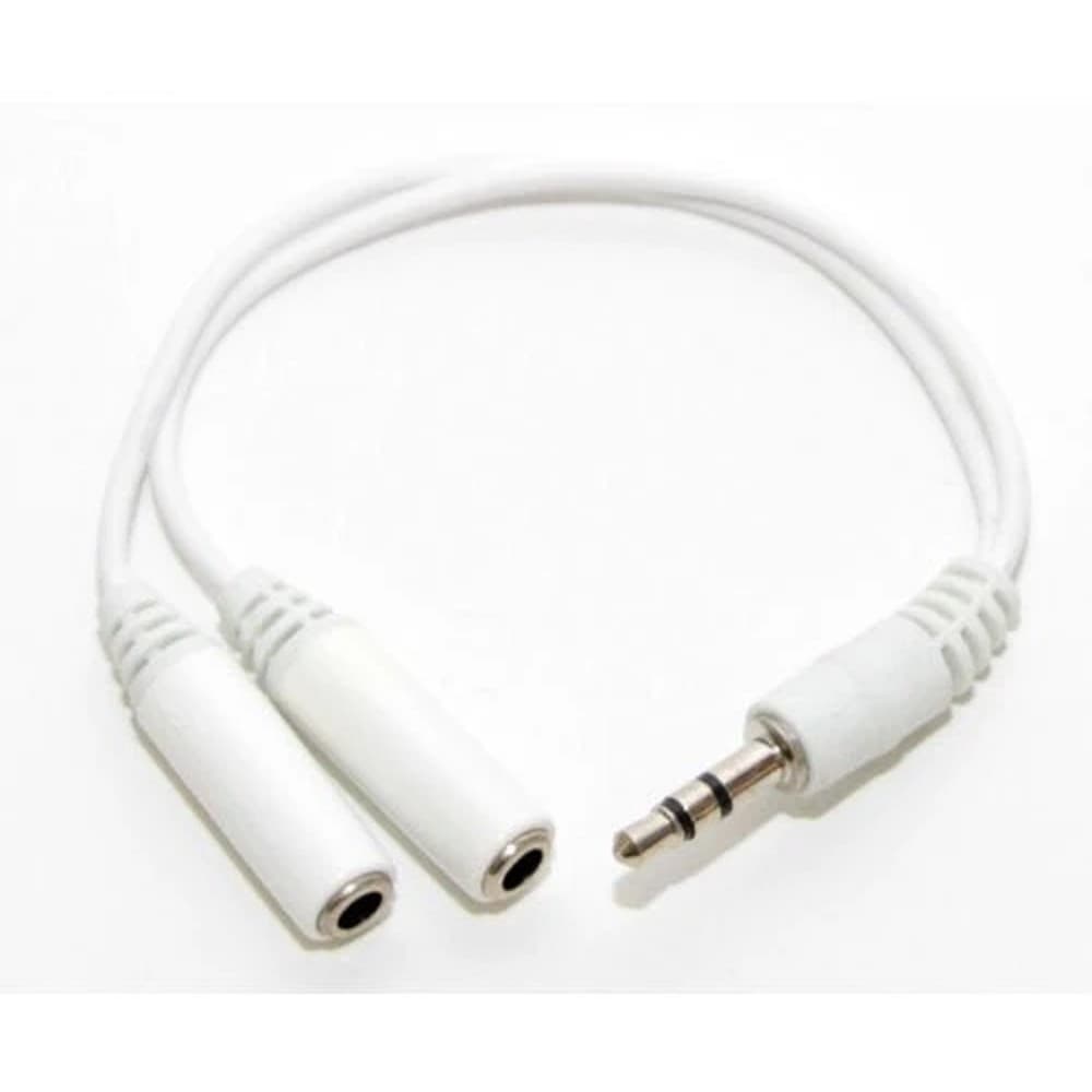 5bites AA-3MF2-02WH Кабель-5bites Адаптер 3.5 Jack/M - 2*3.5 Jack/F