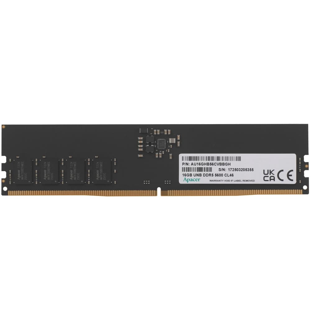 Apacer DDR5 DIMM 16GB 5600 MT/s FL.16G2C.PKH